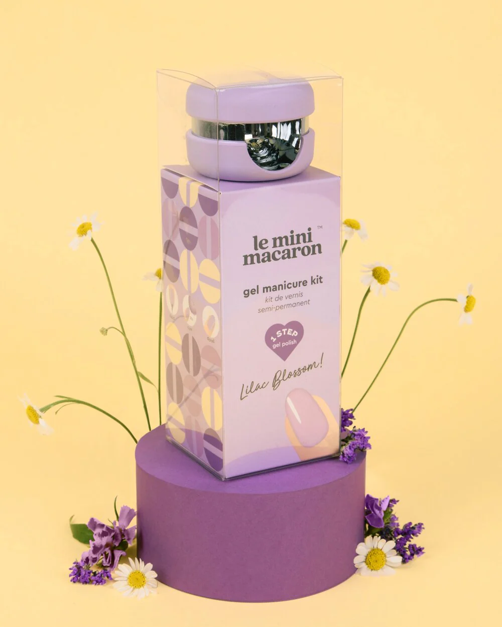 Le Mini Macaron  Gel Manicure Kit - Lilac Blossom