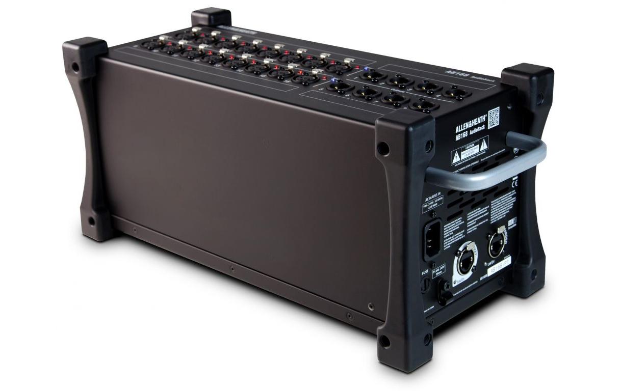 AB168 AudioRack<br>Portables AudioRack mit 16 XLR-Eingängen / 8 XLR-Ausgängen