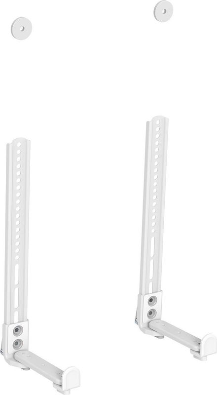My Wall Soundbar beugel - zonder schoeven (4-18 cm diep) / wit