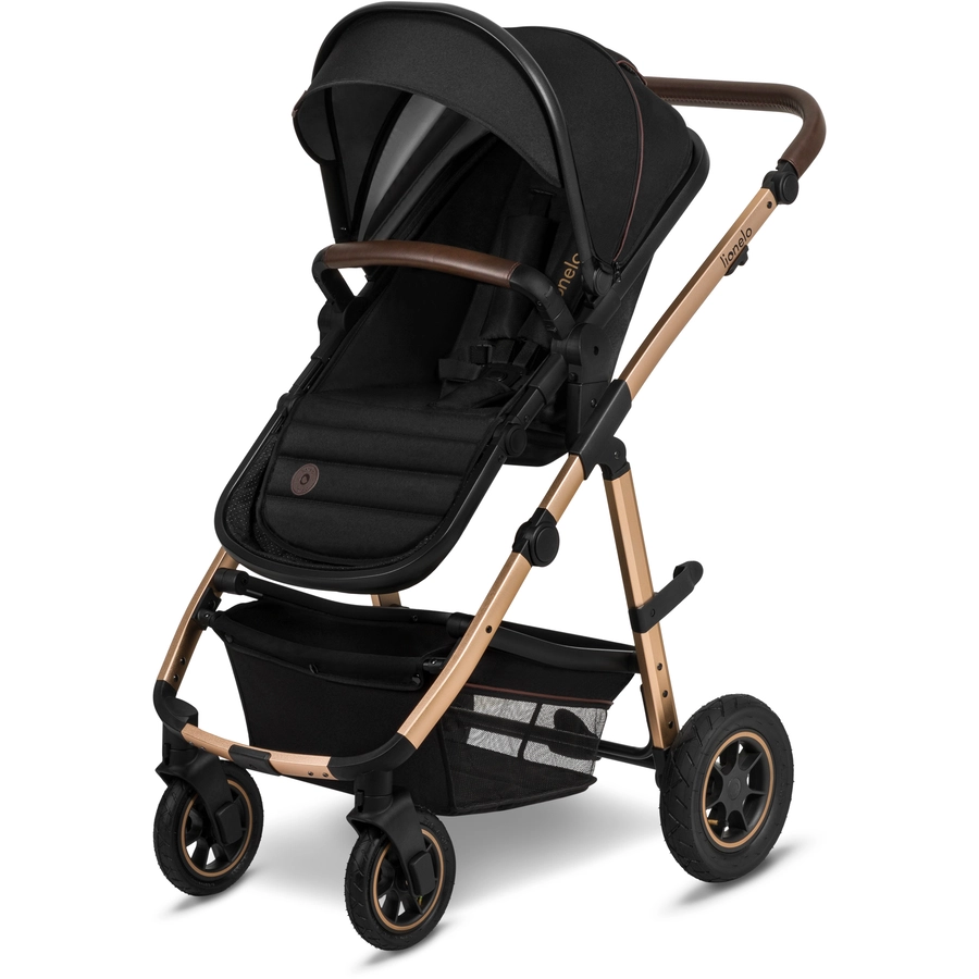 lionelo Kombikinderwagen Amber 3 in 1 Black Onyx