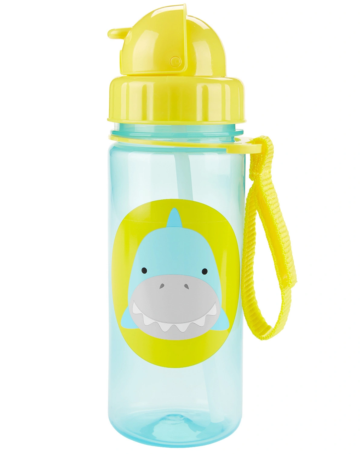 Trinkflasche ZOO - HAI (384,5ml) in gelb/blau