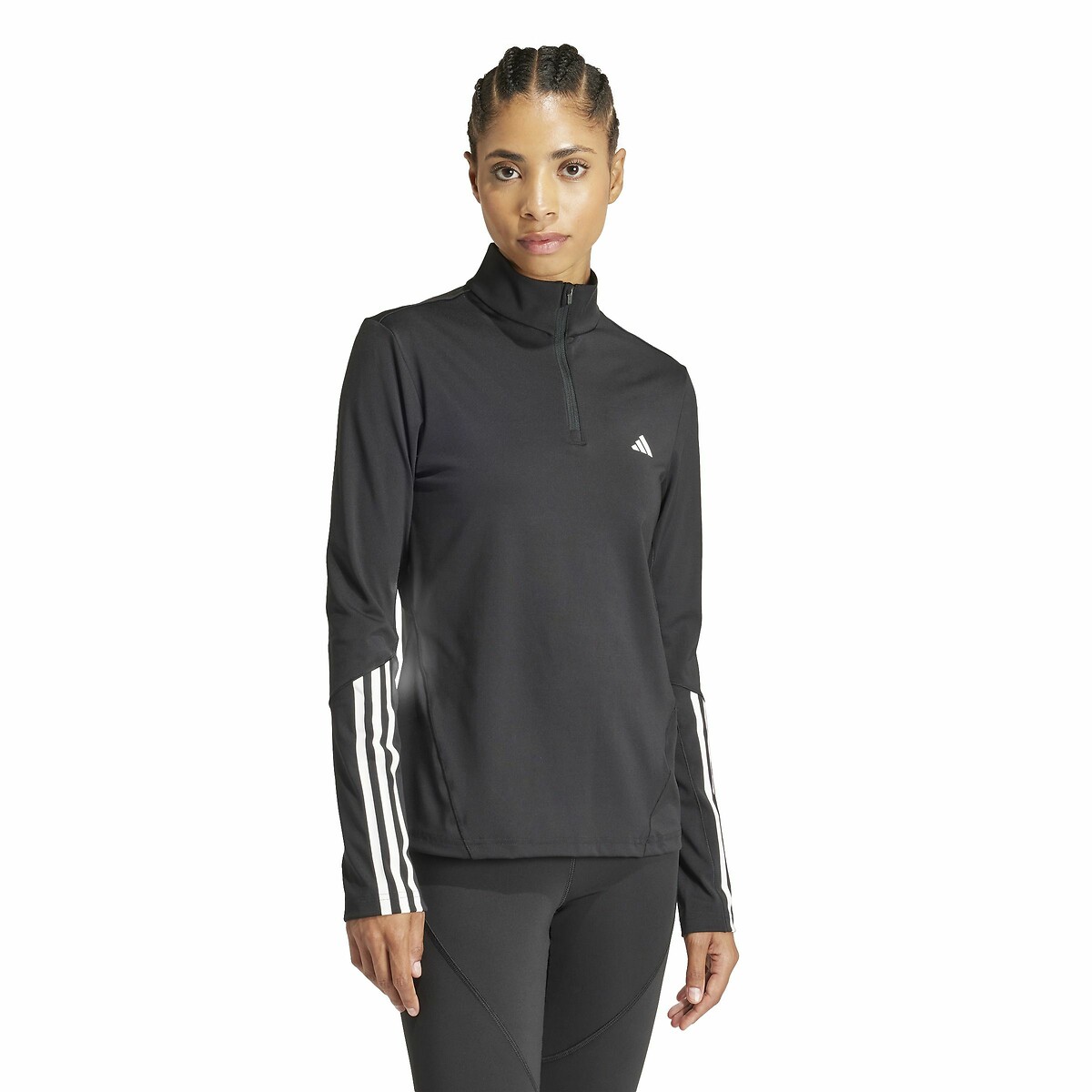 adidas Performance<br>Trainingsvest com 1/4 rits, Hyperglam