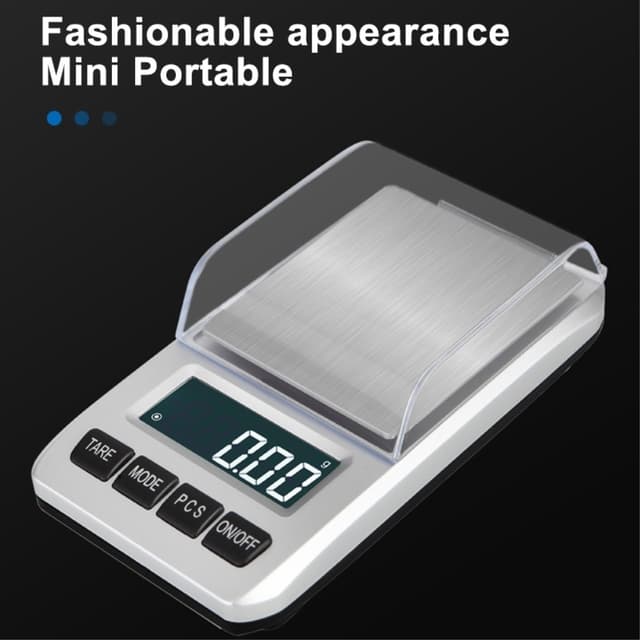 Small Digital Scale Rustfri Vejer 0,01 gram op til 500 gram