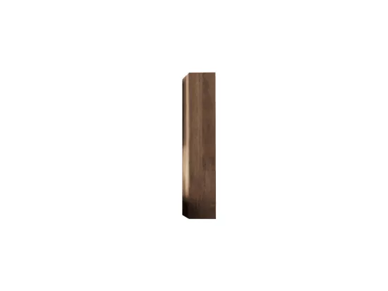 Meuble de salle de bain suspendu FRASSI – 1 porte – Chêne clair – Design moderne