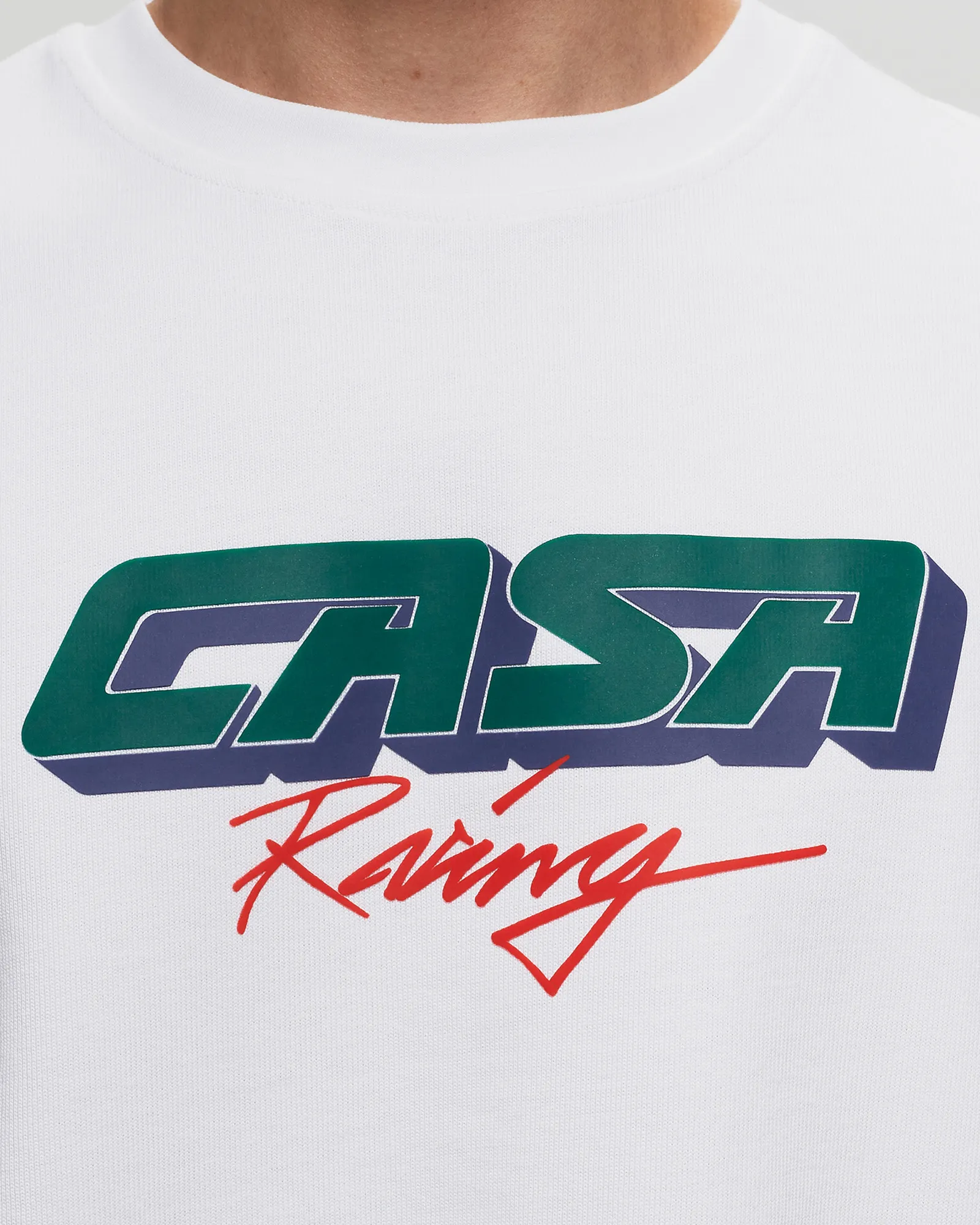 Casablanca CASA RACING 3D PRINTED OVERSIZED T-SHIRT