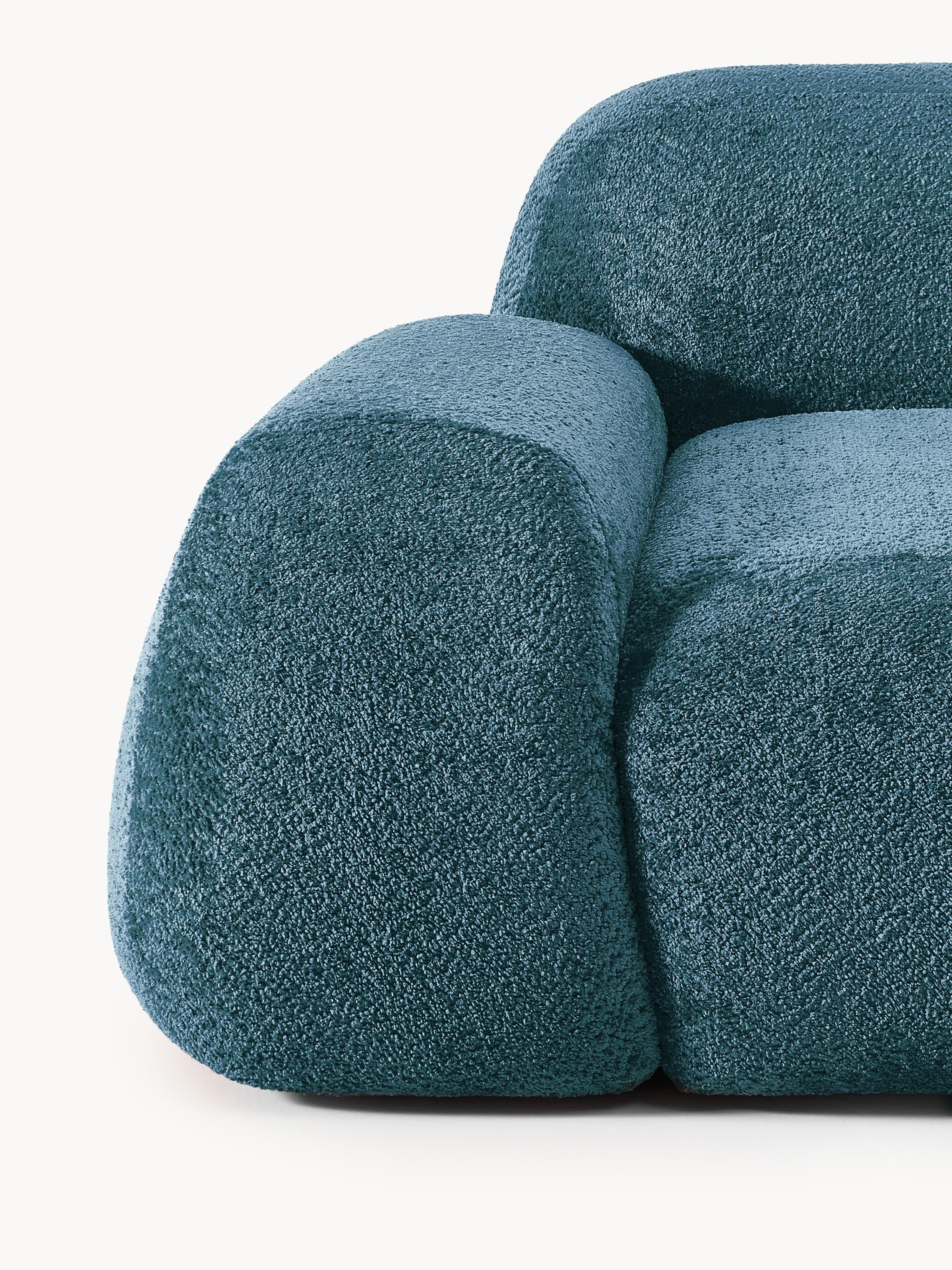 Modulaire bank Wolke (4-zits) van teddy bouclé