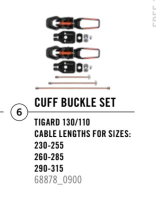 Dynafit Free1 Cuff Buckle Set