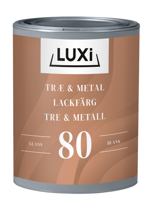 Træ & Metal 80 sort 0,75 liter - Luxi