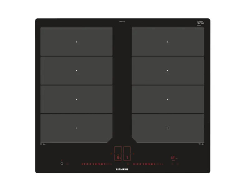 Siemens iQ700 EX601LXC1E - Induktions kogeplade - 4 plader - Niche - bredde: 56 cm - dybde: 50 cm - sort