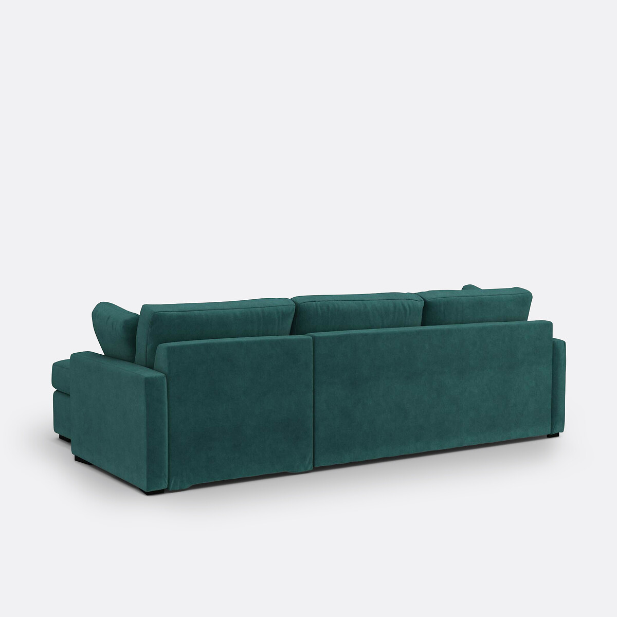 LA REDOUTE INTERIEURS<br>Sofá cama de canto em veludo, Bultex, Timor