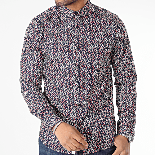 Chemise Manches Longues Floy Bleu Marine Floral