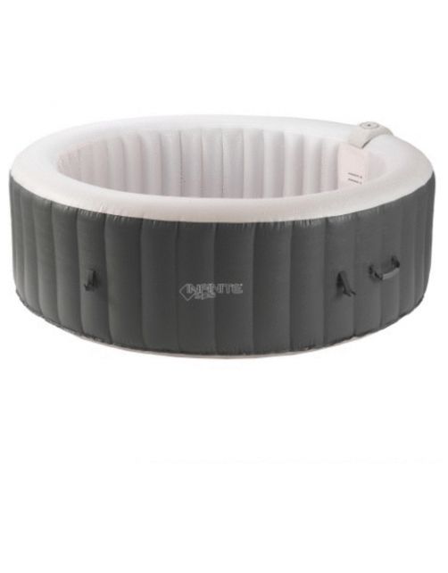 Infinite Opblaasbare Xtra Spa Rond 4 Persoons - Easy Set Baden - 800 l Antraciet Wit