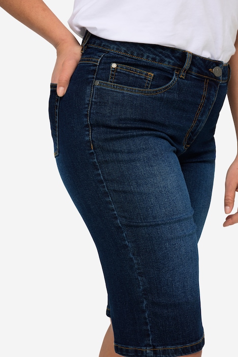 Jeansbermuda Berry, Stretchkomfort, 5-Pocket
