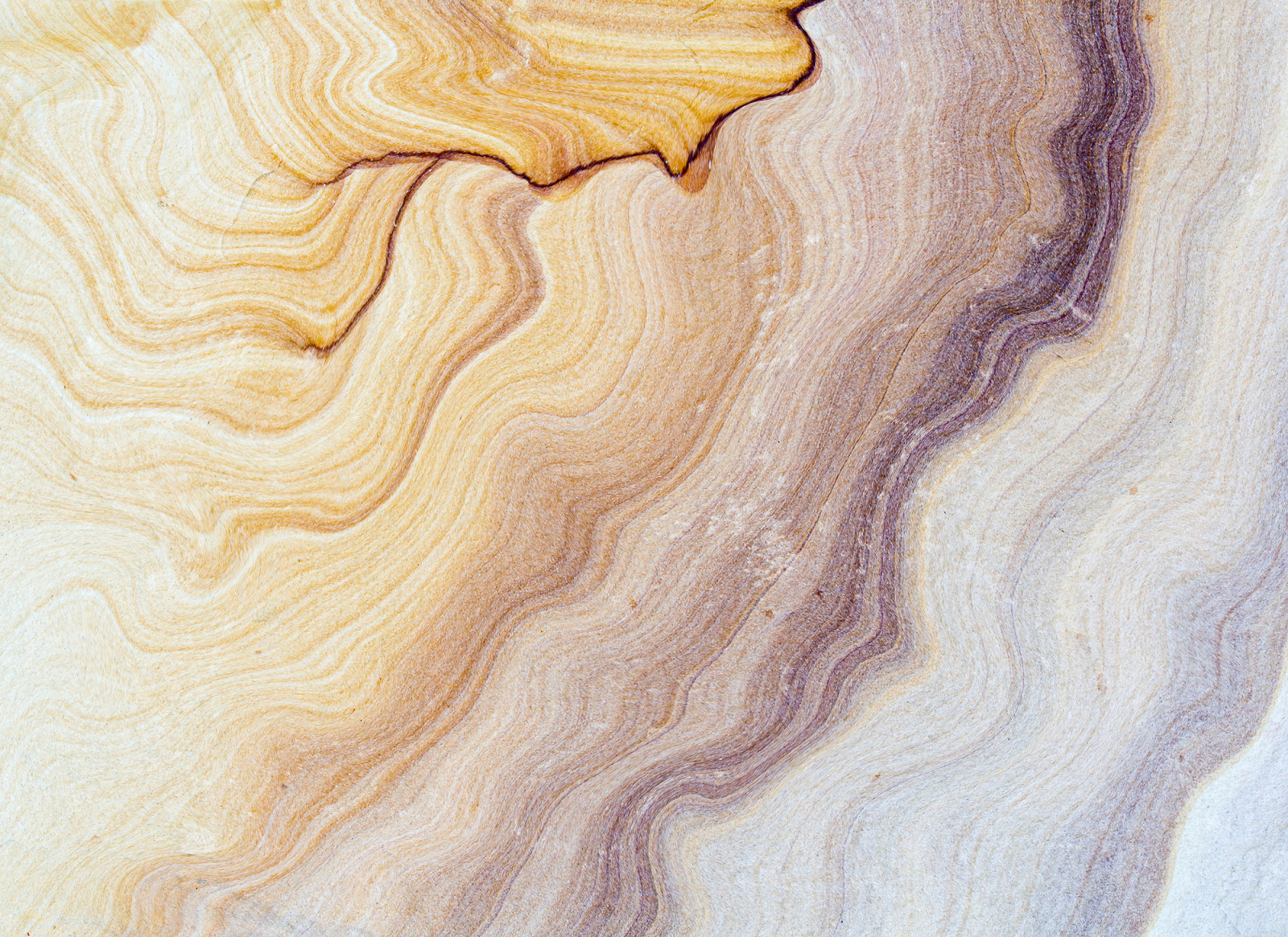 Fototapete DESIGNWALLS - orange-blau - Marmor - 2,55 Meter