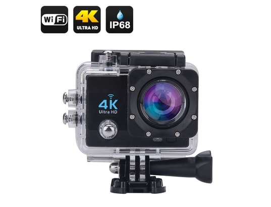 YONIS - Caméra sport 4k ultra hd 16mp étanche grand angle 170° actio...