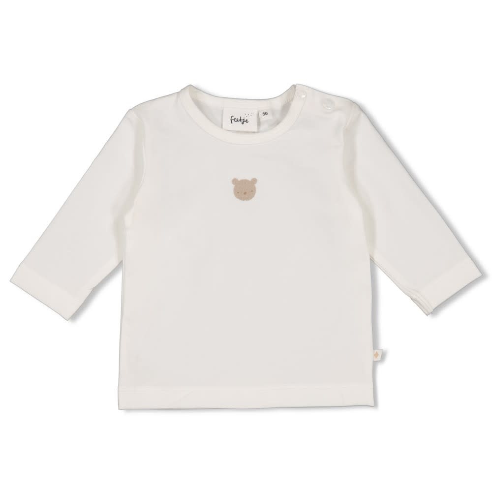 Feetje Feetje longsleeve embroidery beer - The Knits offwhite