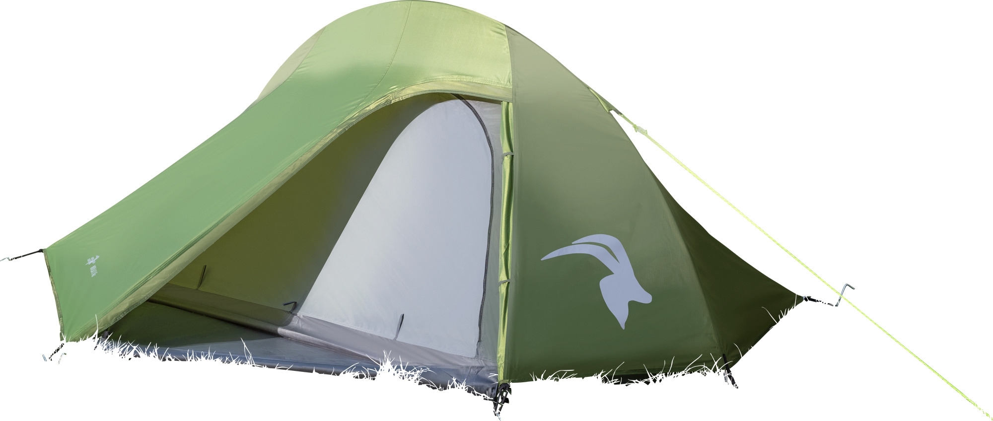 Mountain Guide Nola II Alu Trekkingzelt dunkelgrün für 2 Personen