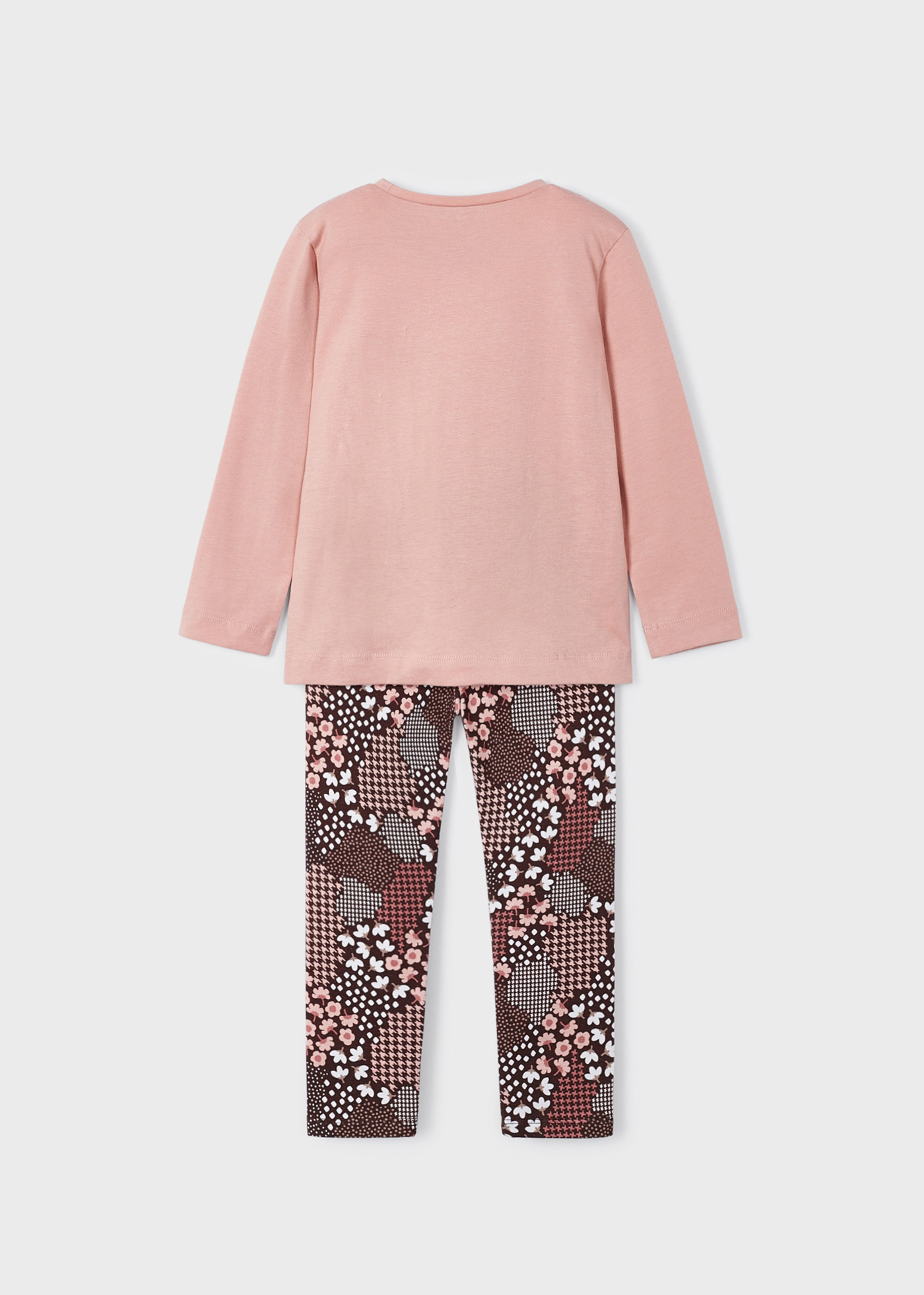 Conjunto de algodão de alta qualidade com duas peças para meninas.