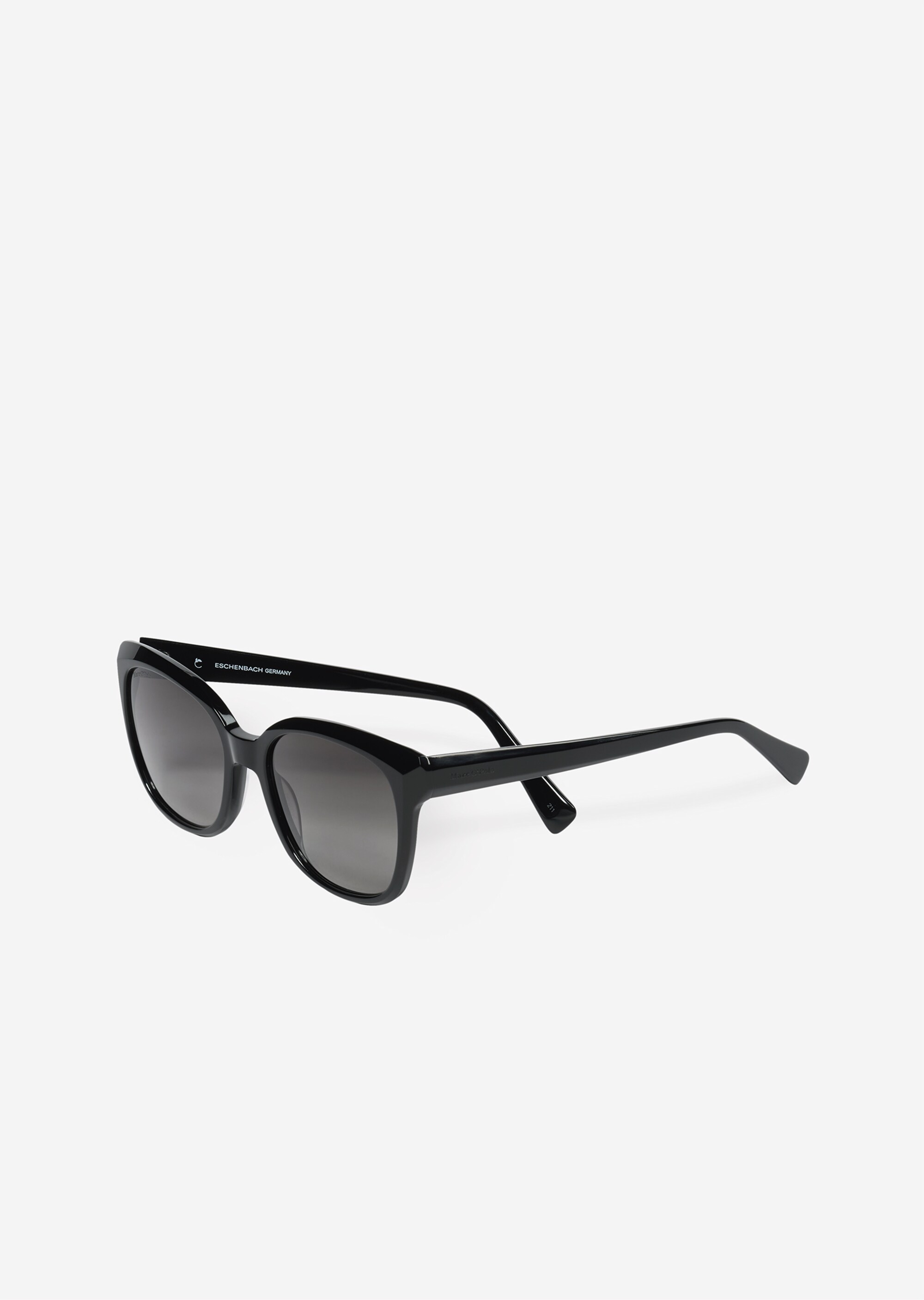 Unisex-Sonnenbrille mit breitem Bio-Acetat-Rahmen