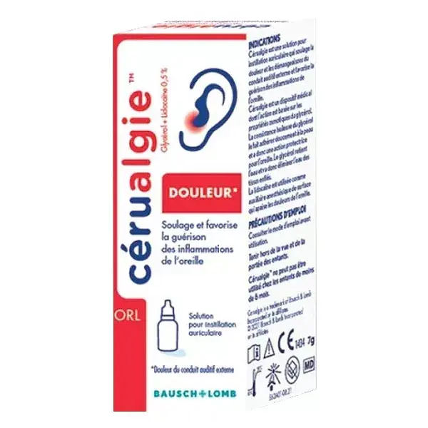 Solução Auricular Cerualgia da Bausch & Lomb 7g