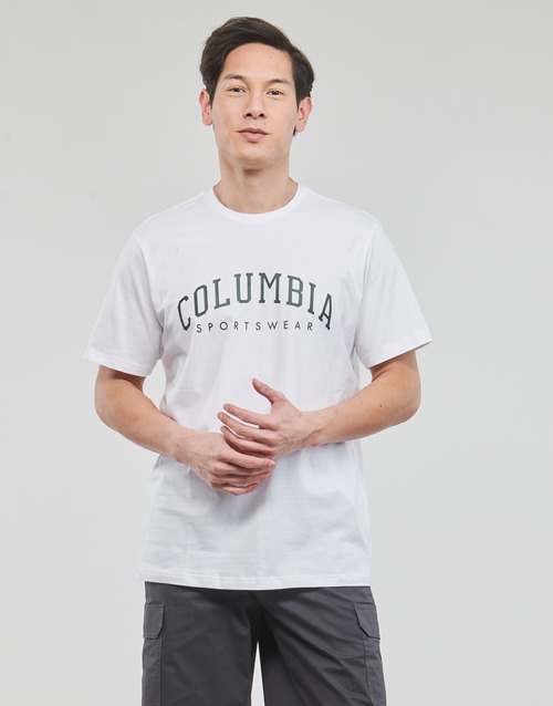 Columbia - ROCKAWAY RIVER GRAPHIC SS TEE - Blanc