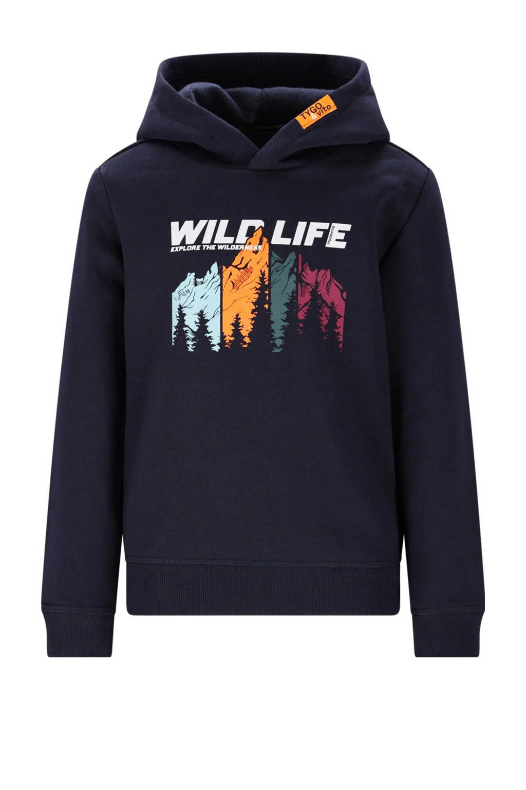 TYGO & vito hoodie donkerblauw