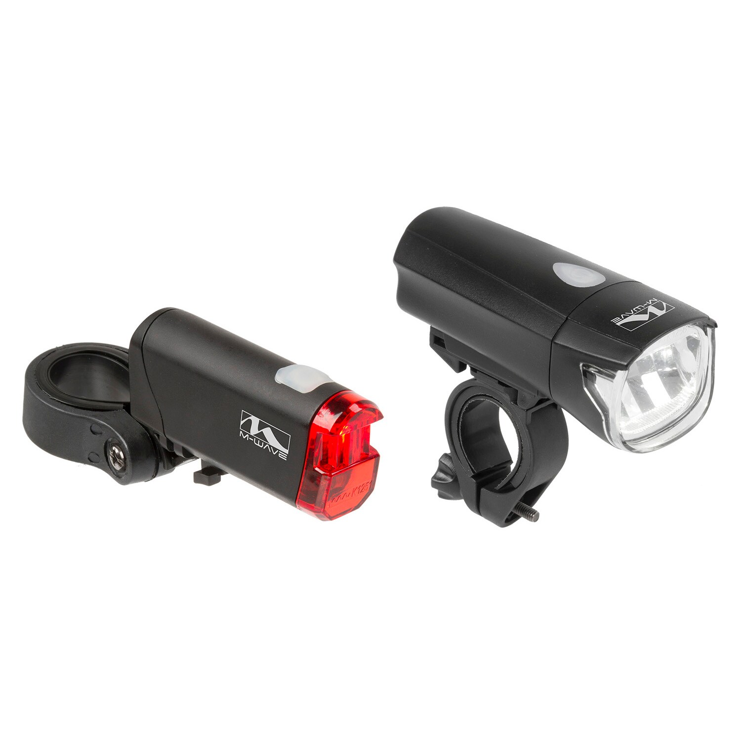 M-Wave Atlas K 50 Fahrrad Licht LED Fahrradlicht Fahrradlampe Set StVZO