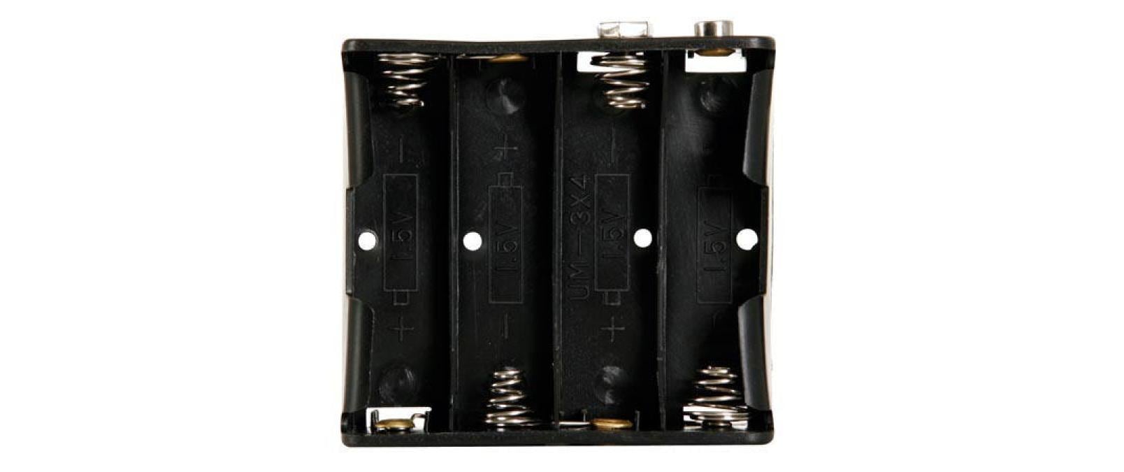 Batteriehalter BH341B, 4x AA 1 StückFür 4x AA