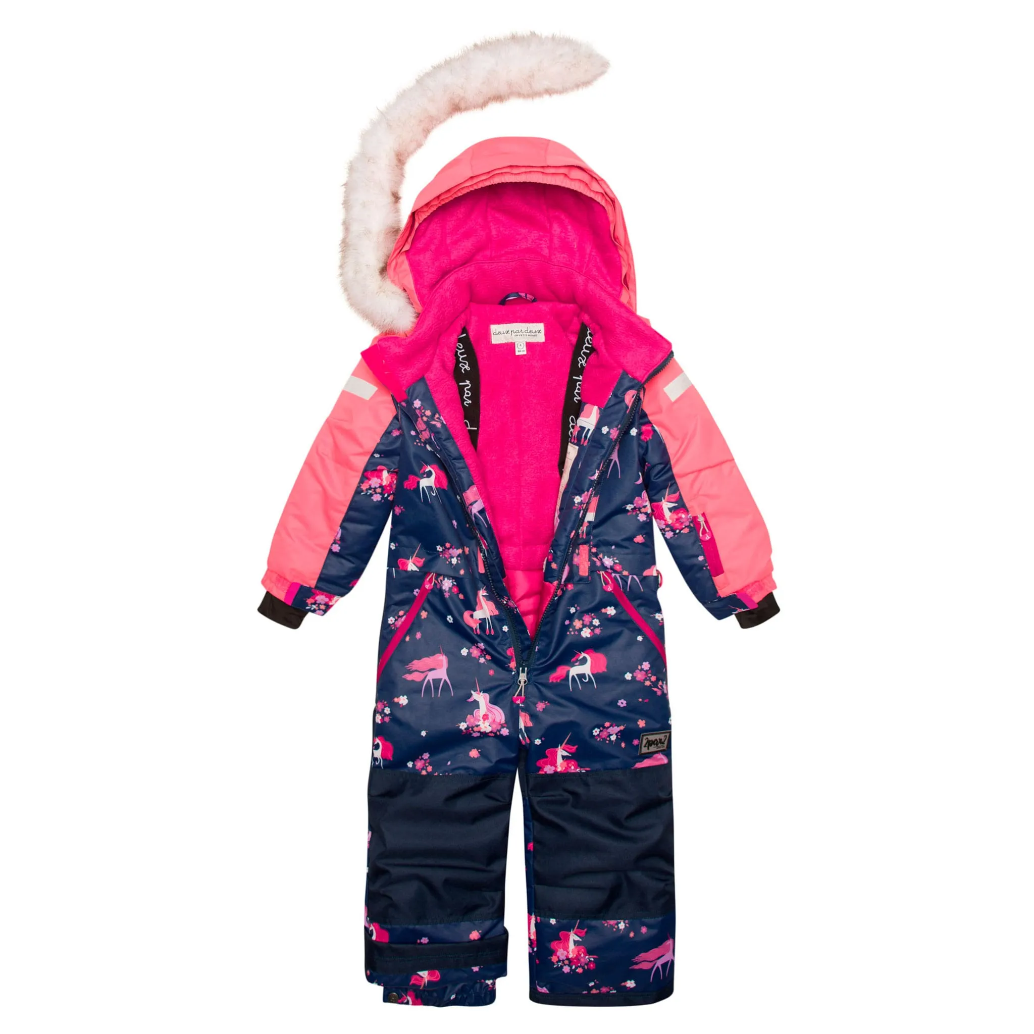 Deux par Deux Habit de Neige Une Pièce Licorne 2-6ans