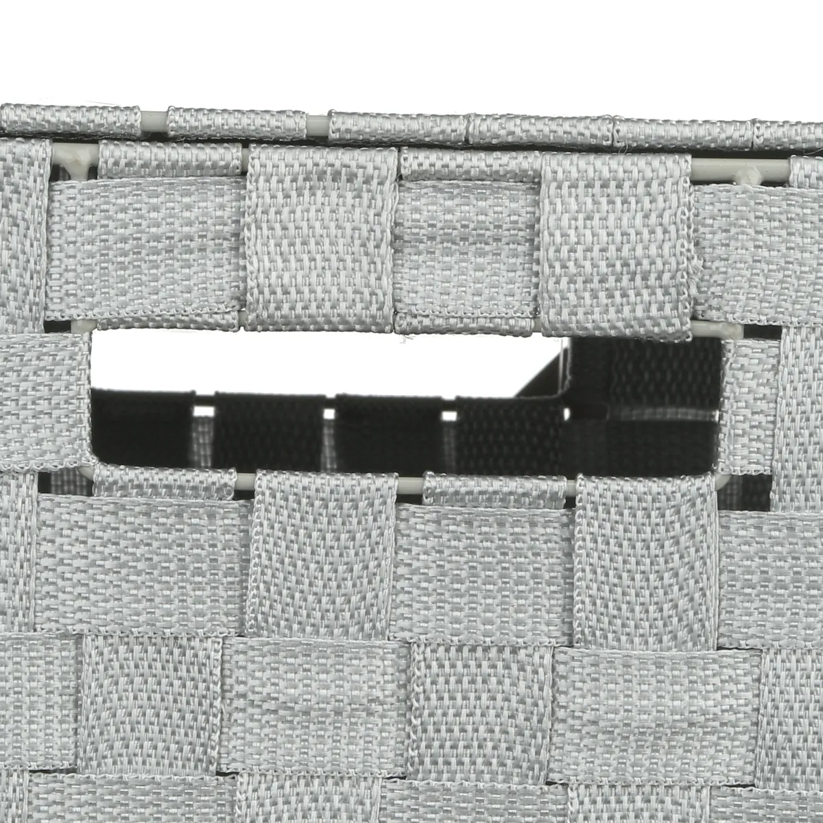 Five Simply Smart Panier à linge gris tressé