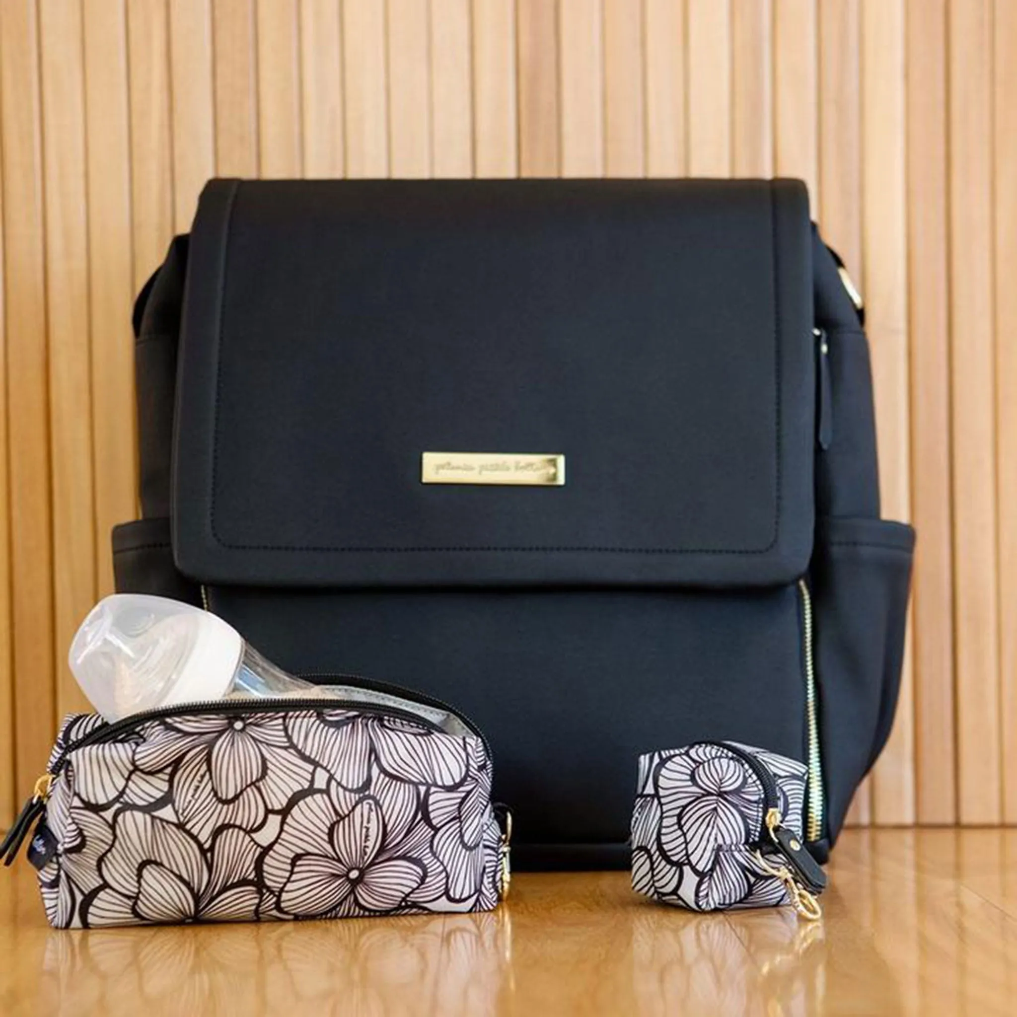 Petunia Pickle Bottom Sac à Couches à Dos Boxy - Noir Mat