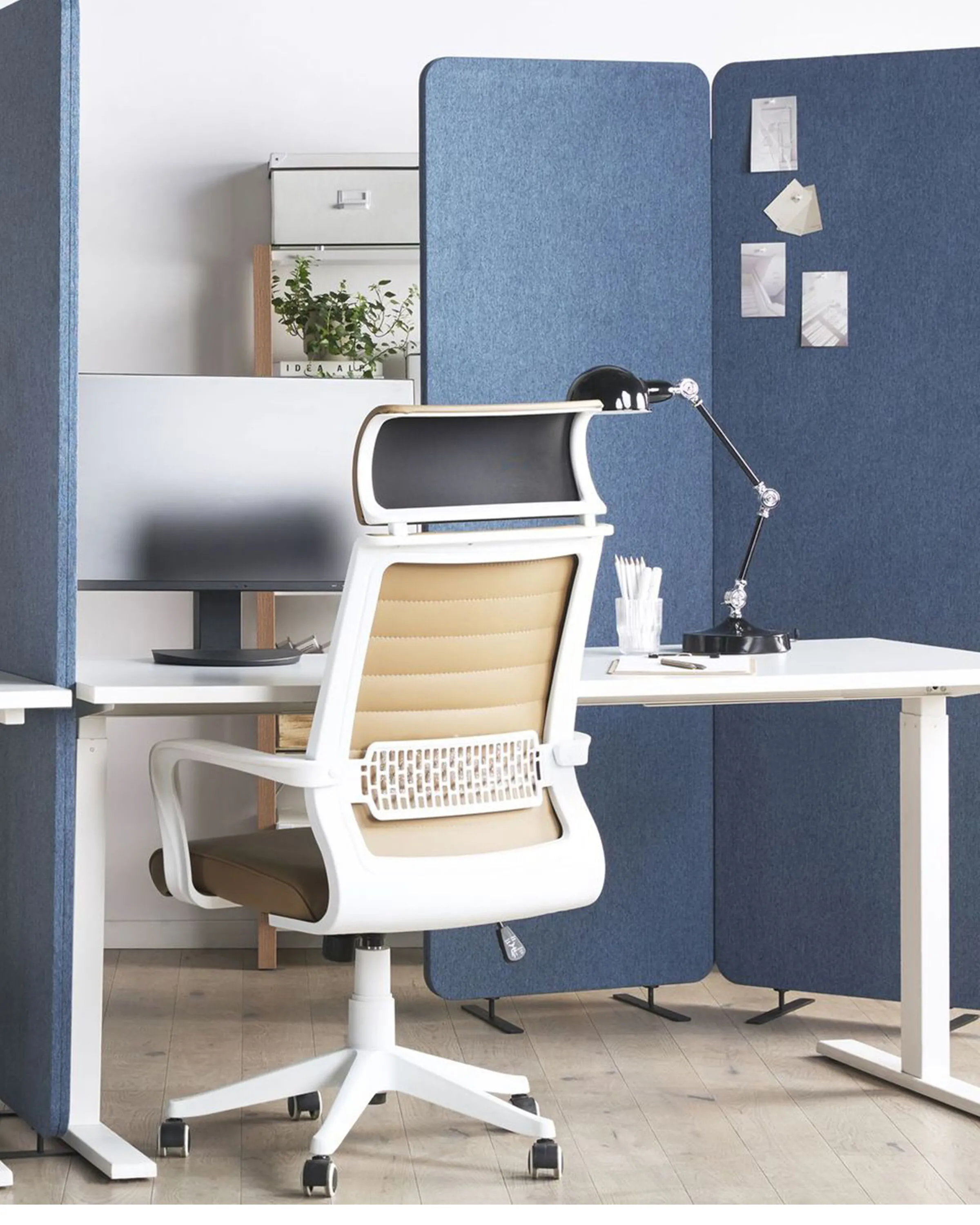 Scheidingswand voor kantoor STANDI Blauw