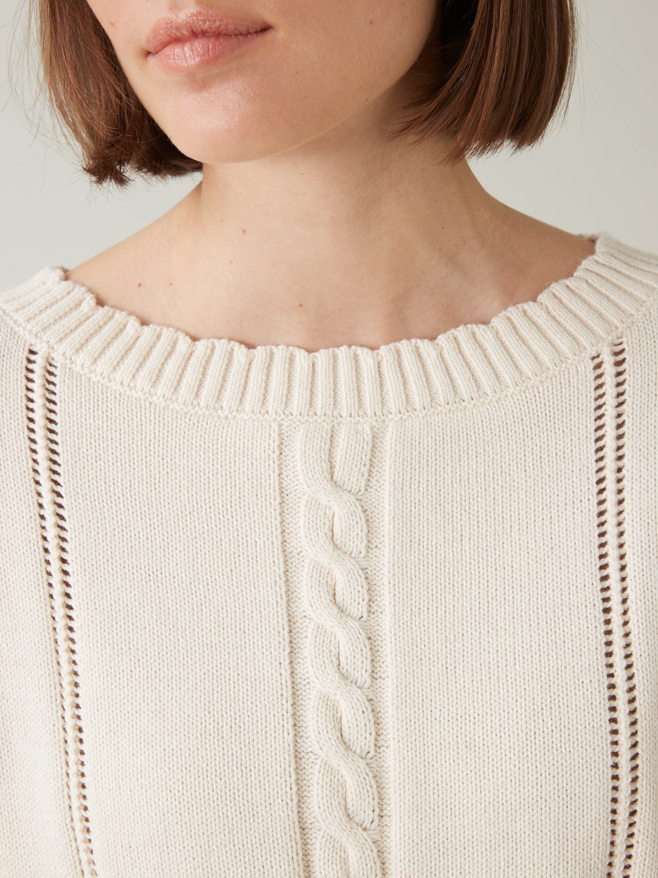 Pull maille fantaisie femme