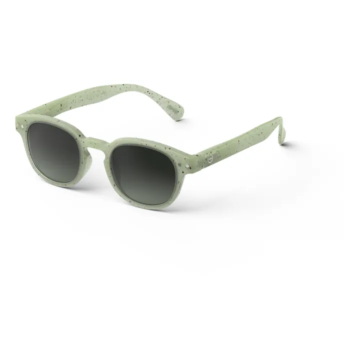 IZIPIZI Lunettes de Soleil #C Effet Moucheté Junior | Vert d'eau