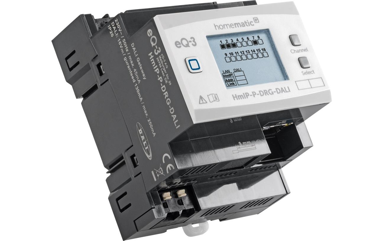 Smart Home DALI Gateway<br>Für stimmungsvolle Beleuchtung im ganzen Haus – HmIP-P-DRG-DALI