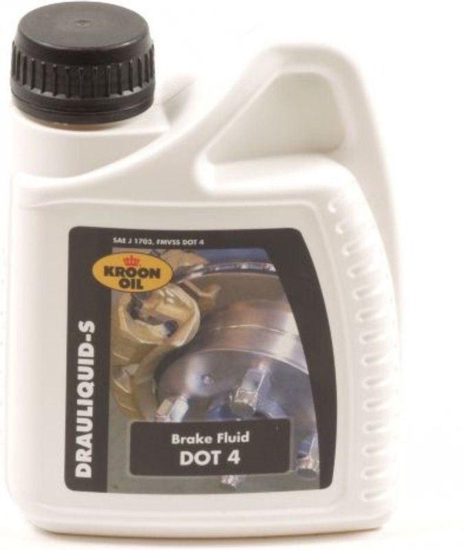 Kroon-Oil - Drauliquid-S Remvloeistof - DOT 4 - 0,5L