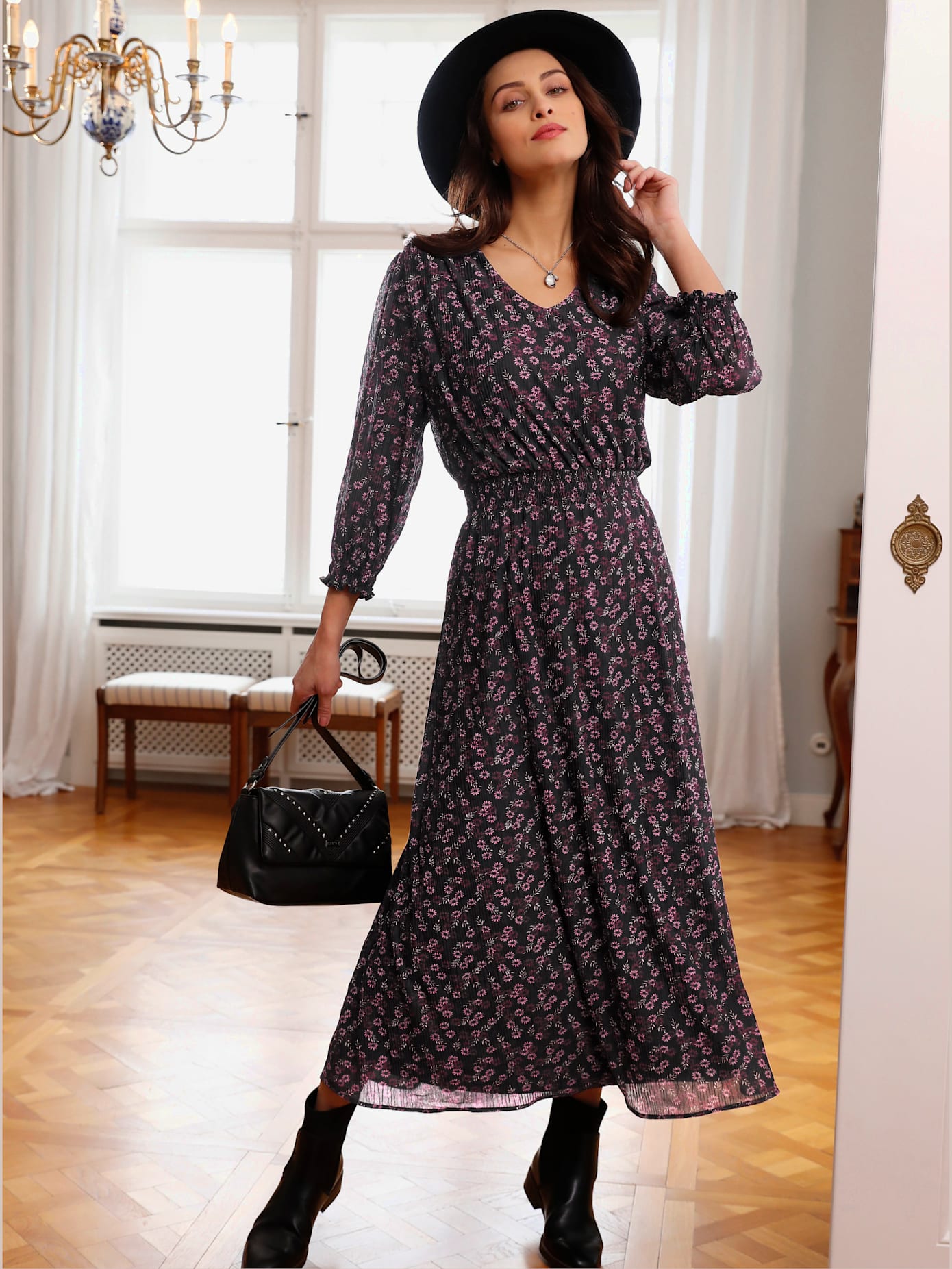 Robe en jersey tissu structuré de qualité
