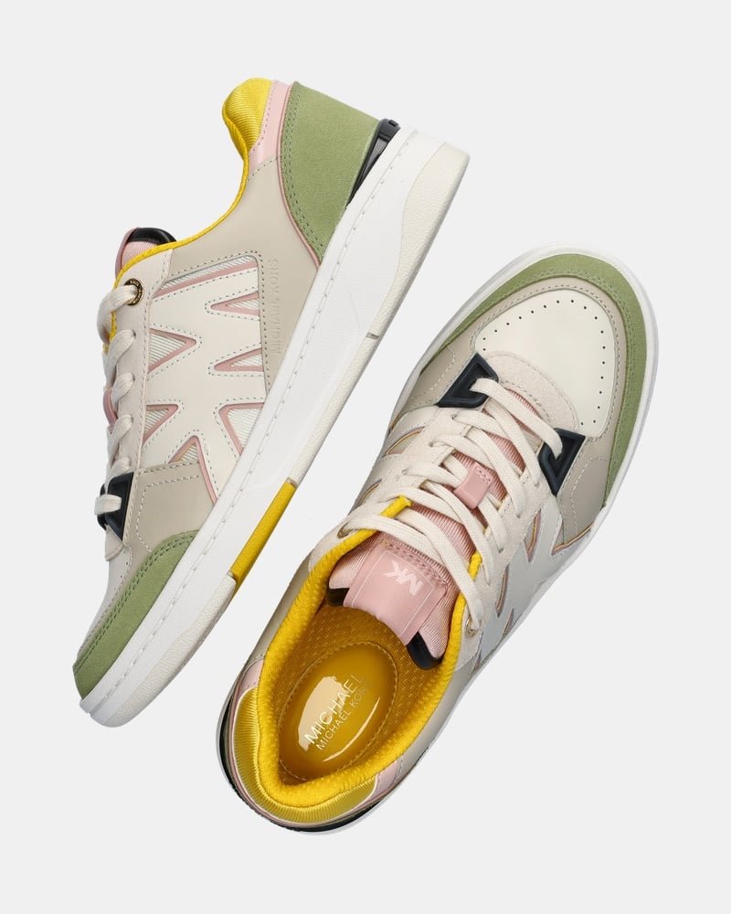 Michael Kors Rebel Lace-up Lage sneakers  - wit