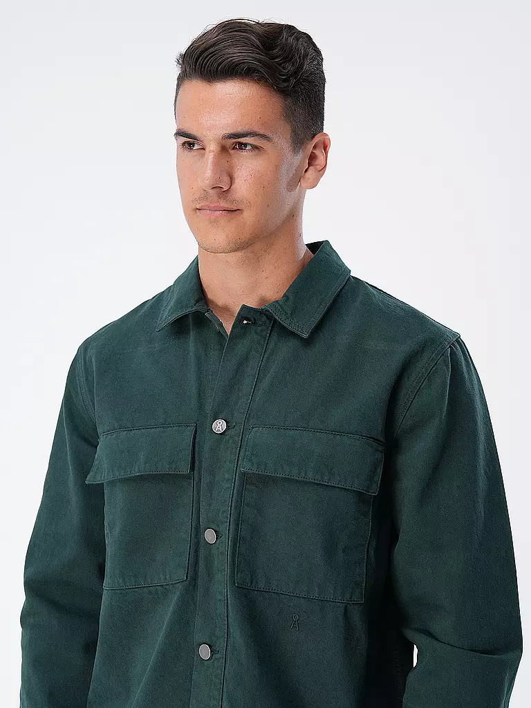 ARMEDANGELS Overshirt AANOJ dunkelgrün