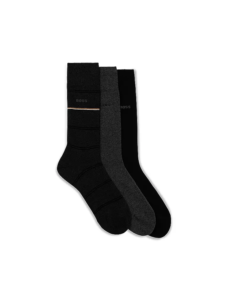 BOSS Socken 3er Pkg. grau  grau