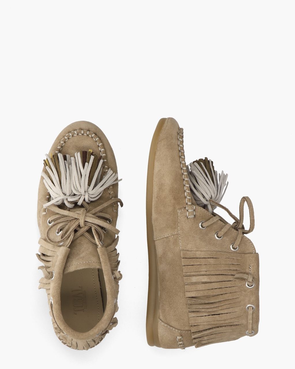 Toral Mausi Taupe Dames Enkelboots