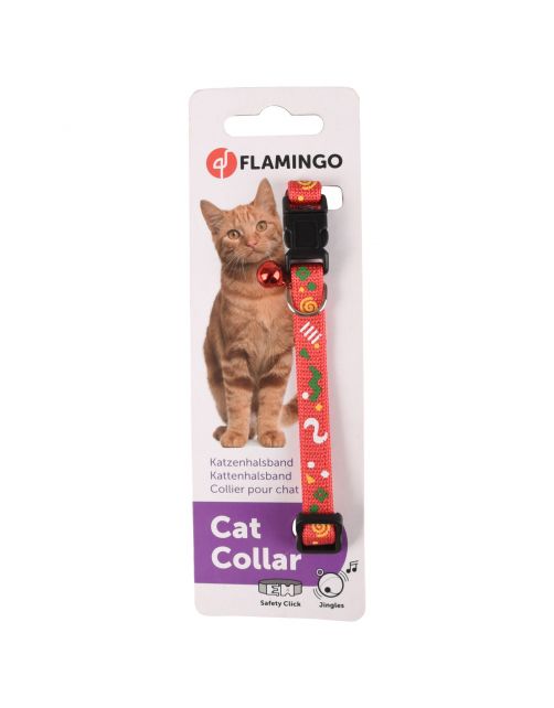 Flamingo Kattenhalsband Party - Kattenhalsband - 25-35 cm Assorti Multi-Color