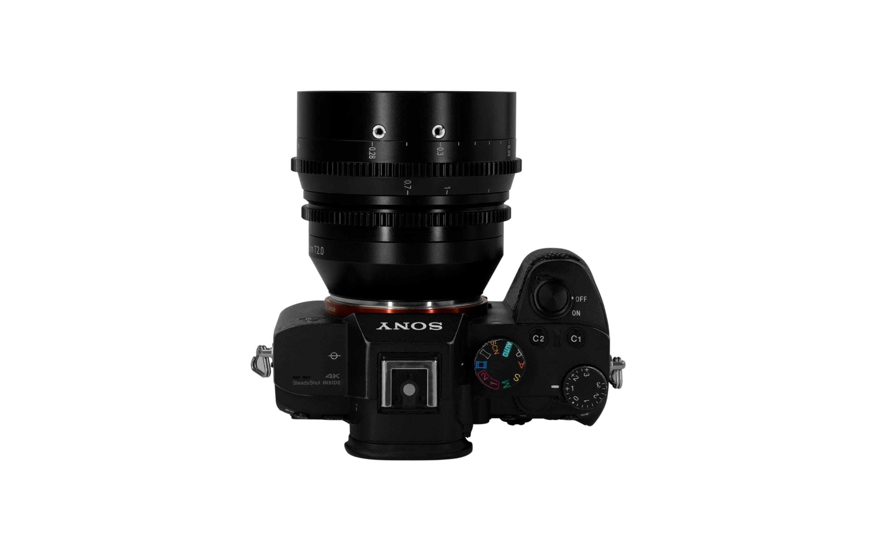 Festbrennweite 35mm T2.0 – Sony E-Mount<br>Vollformat Filmobjektiv für spiegellose Kameras