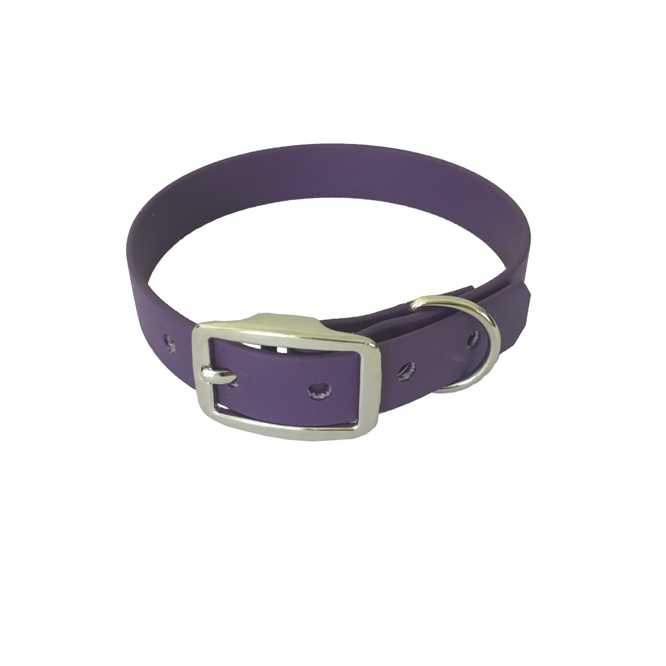 bio-leine 21-30cm HU Biothane Halsband violett 24 cm, 33 cm
