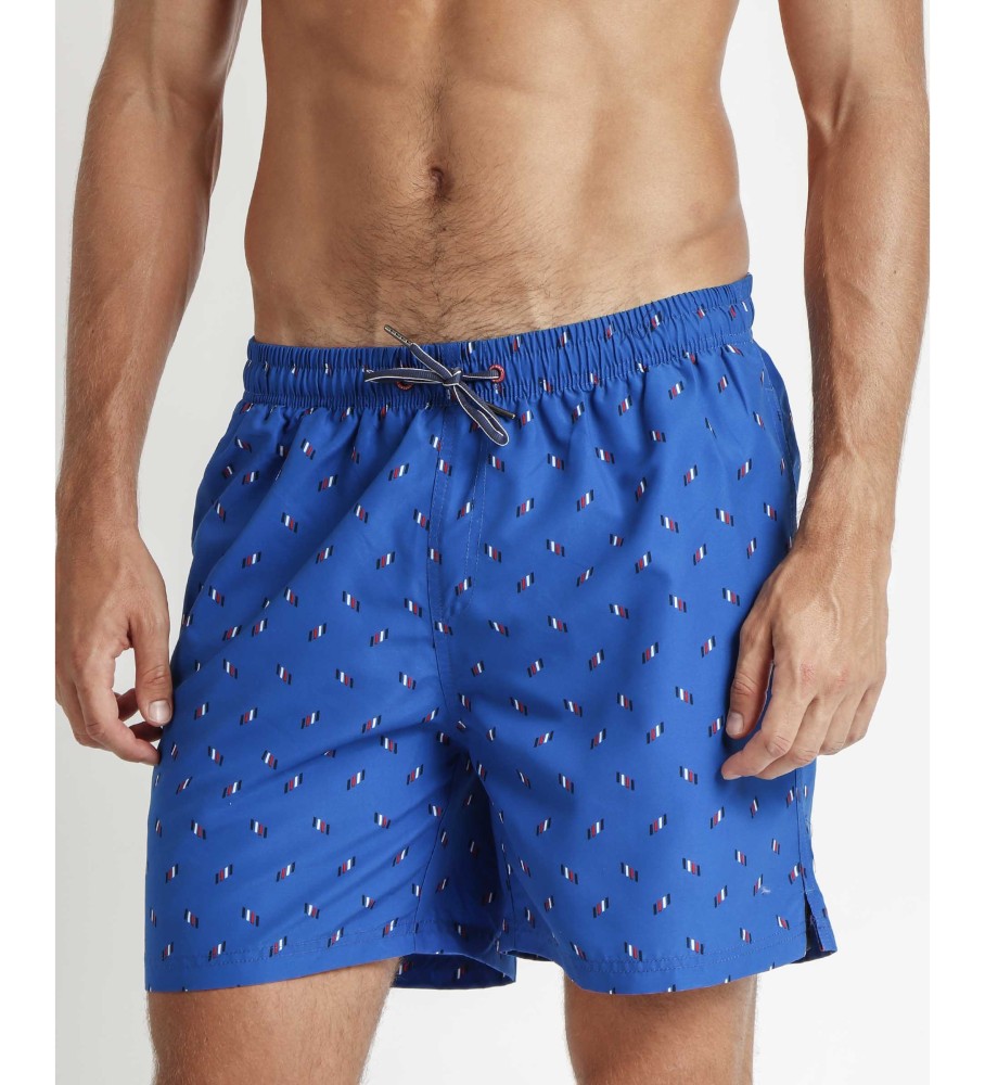 Antonio Miro Sailing Blue Swimsuit