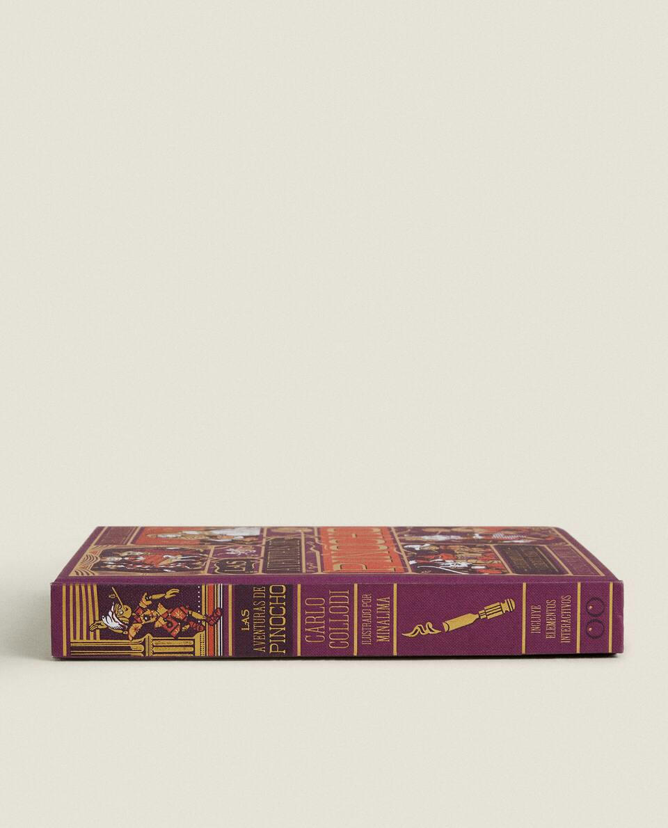 O livro “As Aventuras de Pinóquio”