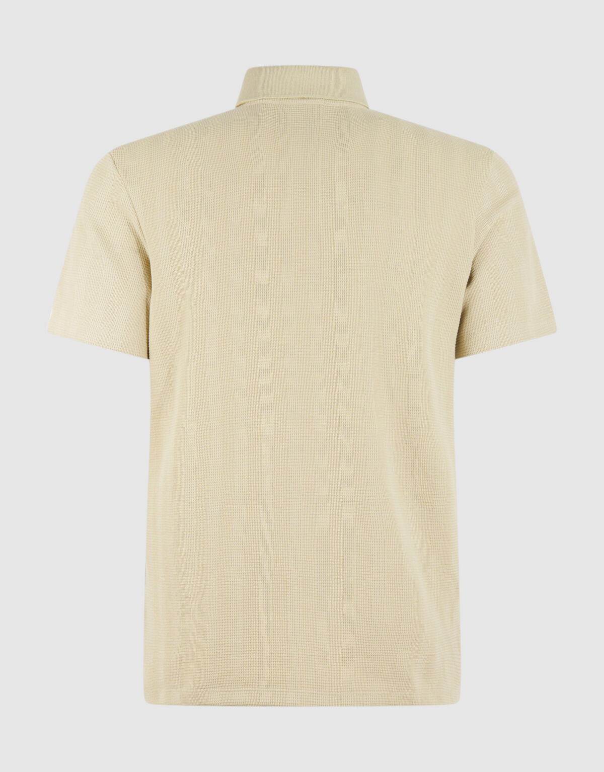 Waffle Stripe Polo Lichtgroen