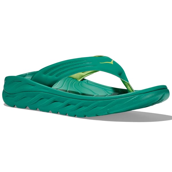 Tong de récupération HOKA ONE ONE ORA RECOVERY FLIP TECH TECH GREEN / LETTUCE