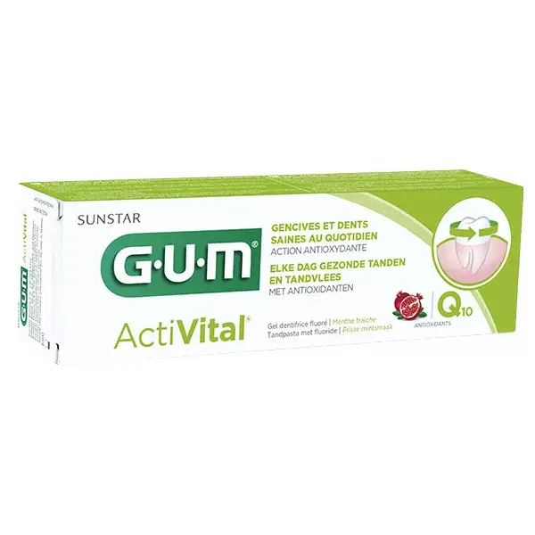 Pasta de dentes Gum ActiVital para gengivas saudáveis 75ml