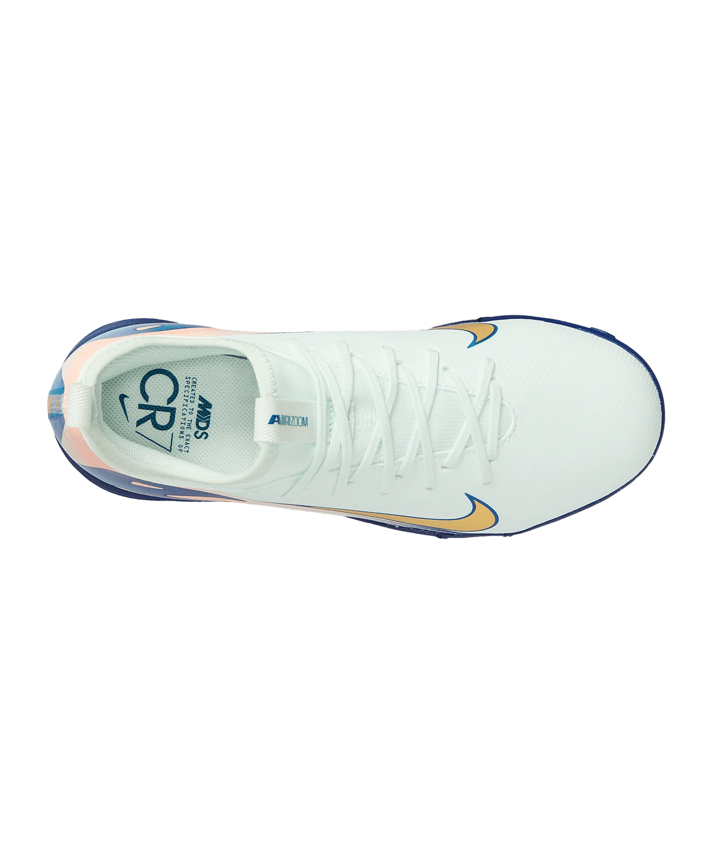 Nike Jr Air Zoom Mercurial Vapor XVI Academy TF Dream Speed 9 Kids Grün Gold F300